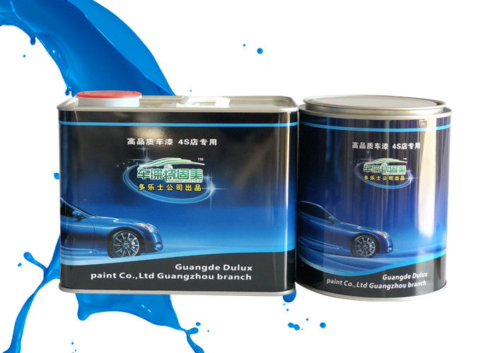 De medida adaptable a prueba de calor de la pintura automotriz metálica de plata brillante azul mezclada