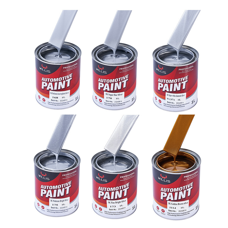 Color Plata Auto Pintura para automóviles metálica de color azul brillante de plata ...